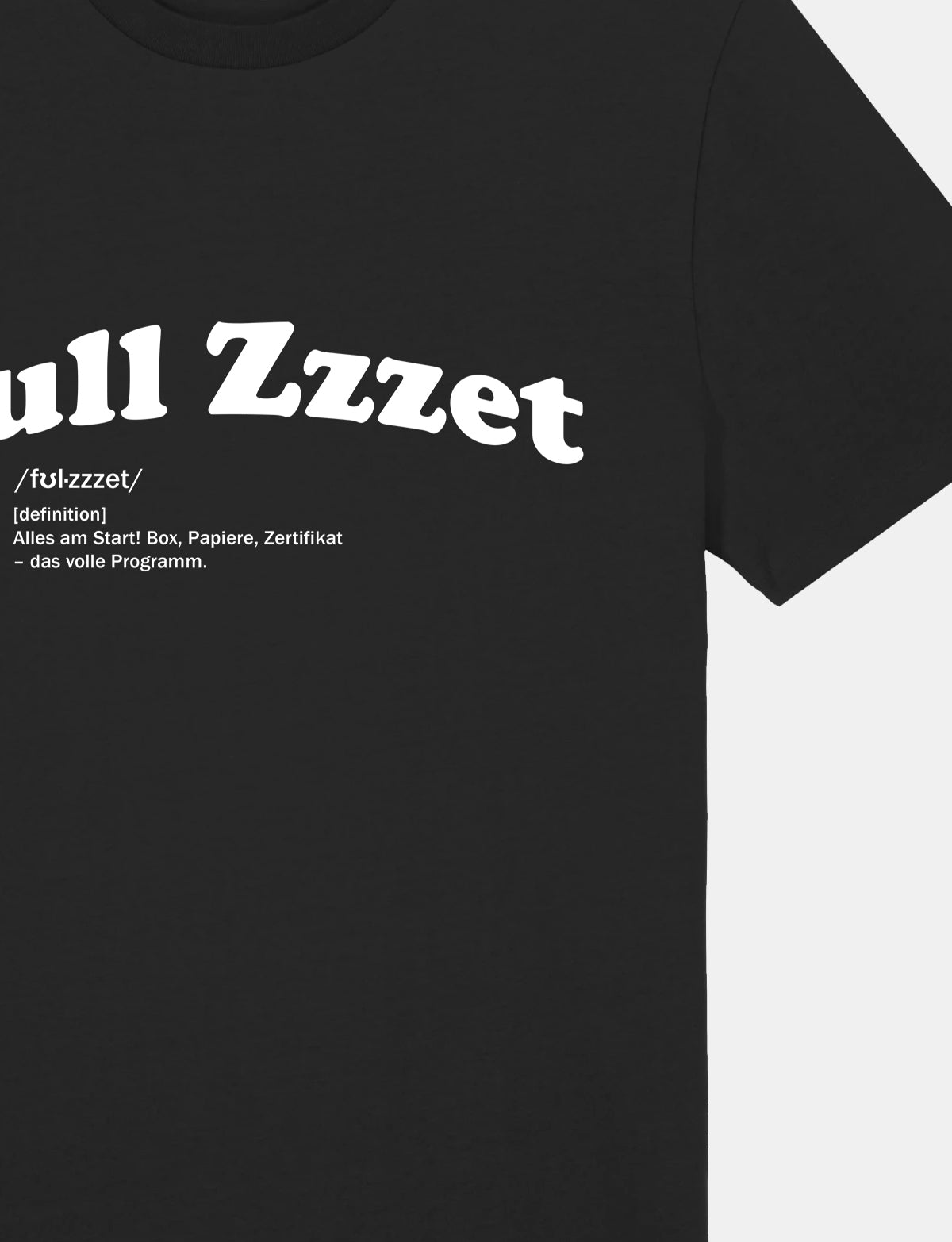 FULL ZZZET T-SHIRT